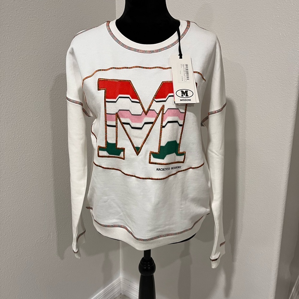 Missoni Logo
Stripe Sweatshirt